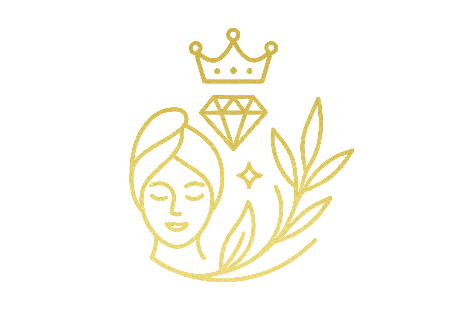 Luxury Experience Icon - Gold crown